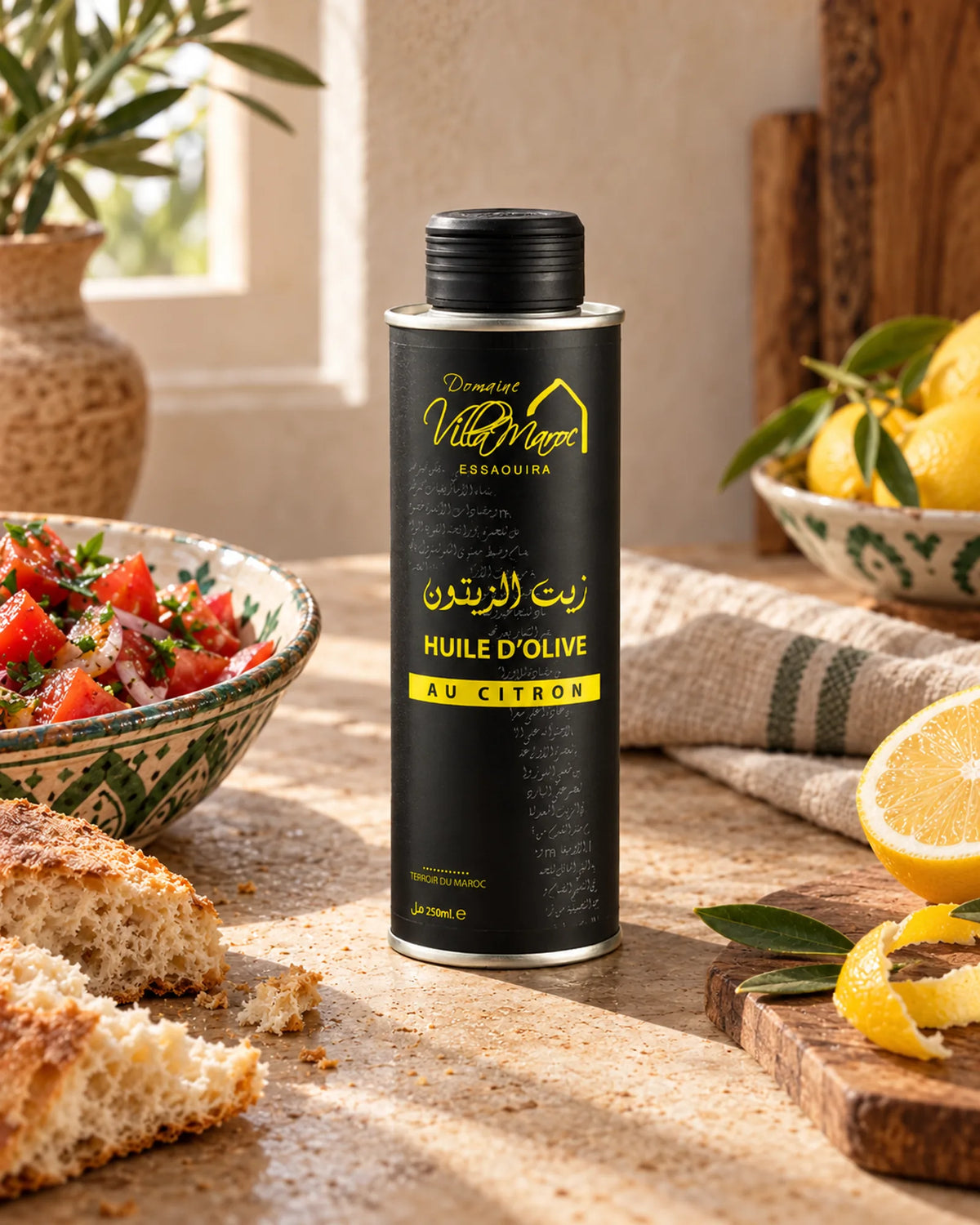 Huile d'Olive au Citron 250ml