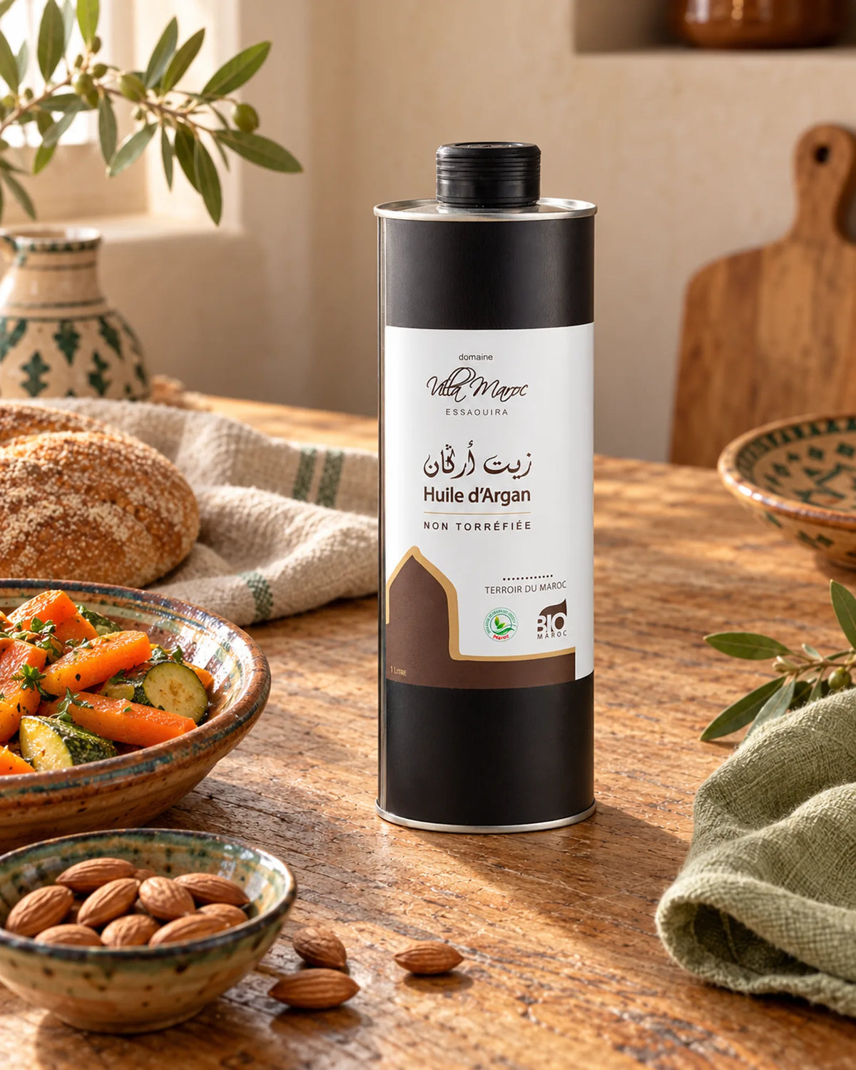 زيت الأركان الطبيعي للطبخ 1 لتر