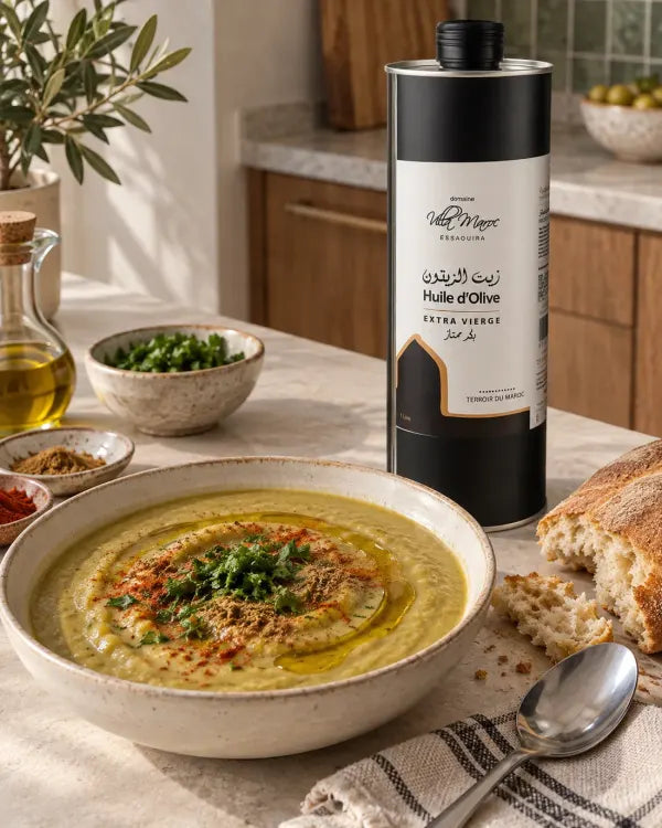 Bissara à l’huile d’olive
